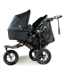 Out N About Nipper V5 Double Newborn/Toddler Starter Bundle - Forest Black -Baby Products Series NipperDoublecarrycot4ForestBlack 45728620 e5ae 4225 9c4e 5bff0ee884a7