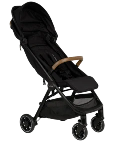 Nuna TRVL - Caviar -Baby Products Series Nuna TRVL Caviar Angle CU NewPad GL