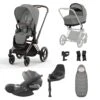 Cybex Priam Travel System Bundle - Rose Gold/Mirage Grey -Baby Products Series PRIAMRoseGoldFrame MirageGrey