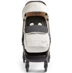 Silver Cross Clic - Almond -Baby Products Series SXClicFrontOnwithFootmuffAlmond