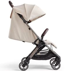 Silver Cross Clic - Almond -Baby Products Series SXClicSideOnLieFlatAlmond