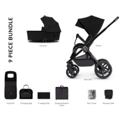 Venicci Tinum Upline 10 Piece Bundle - All Black 11 Venicci Tinum Upline 10 Piece Bundle - All Black -Baby Products Series Tinum Upline All Black Bundle 2 1 2