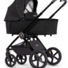 Venicci Tinum Upline 10 Piece Bundle - All Black -Baby Products Series Venicci Tinum Upline All Black Carrycot 1