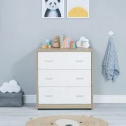 Chest Changer For Luno/Veni - White Oak -Baby Products Series babymore chest changer for luno veni white oak p17697 114126 zoom