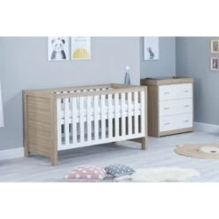 Luno 2 Piece Room Set - White Oak -Baby Products Series babymore luno 2 piece room set white oak p17699 114135 zoom