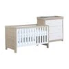Luno 2 Piece Room Set - White Oak