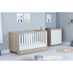 Luno 2 Piece Room Set - White Oak -Baby Products Series babymore luno 2 piece room set white oak p17699 114138 zoom