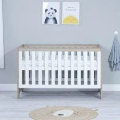 Veni Cot Bed - White Oak 12 Veni Cot Bed - White Oak -Baby Products Series babymore veni cot bed white oak p17695 114107 zoom