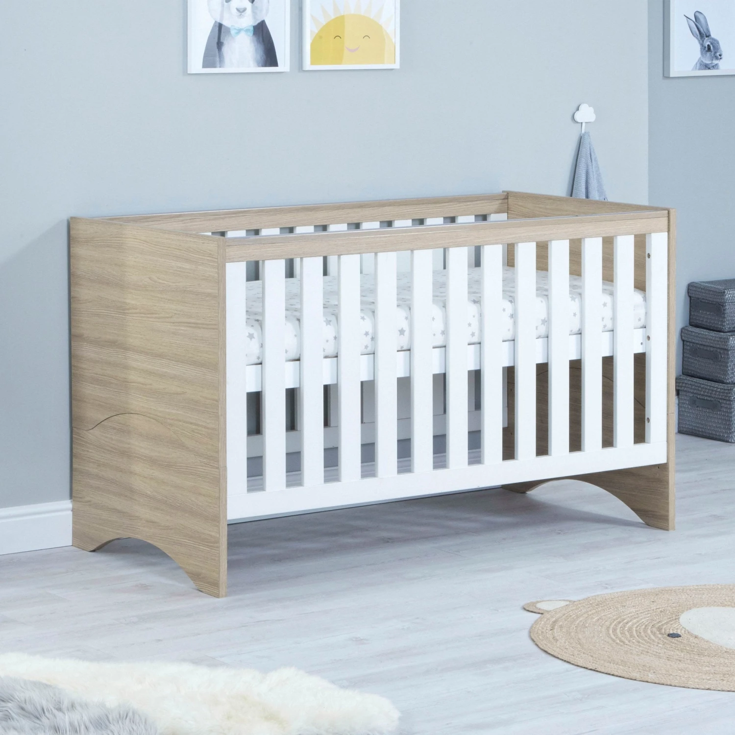Veni Cot Bed - White Oak 6 Veni Cot Bed - White Oak - Image 4