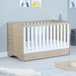 Veni Cot Bed - White Oak 15 Veni Cot Bed - White Oak -Baby Products Series babymore veni cot bed white oak p17695 114110 zoom