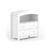 Curved 2 Drawer Chest Changer - Barley White