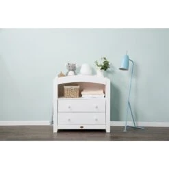 Curved 2 Drawer Chest Changer - Barley White -Baby Products Series boori curved 2 drawer chest changer barley white p10984 94536 zoom