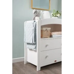 Curved 2 Drawer Chest Changer - Barley White -Baby Products Series boori curved 2 drawer chest changer barley white p10984 94537 zoom