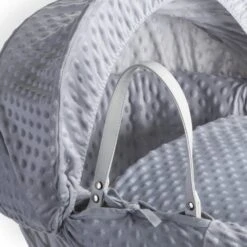 Grey Wicker Dimple Moses Basket 10 Grey Wicker Dimple Moses Basket -Baby Products Series clair de lune grey wicker dimple moses basket p19158 137120 image