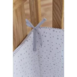 Stars & Stripes 2 Piece Cot/Cotbed Quilt And Bumper Set 9 Stars & Stripes 2 Piece Cot/Cotbed Quilt And Bumper Set -Baby Products Series clair de lune stars stripes 2 piece cot cotbed quilt and bumper set p1770 11176 zoom