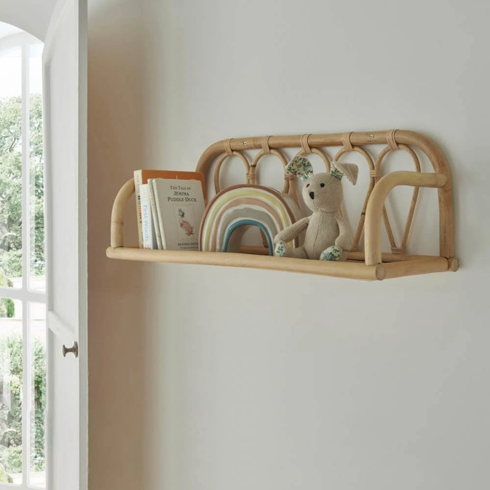 CuddleCo Aria Shelf - Rattan 3 CuddleCo Aria Shelf - Rattan