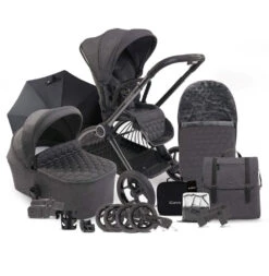 ICandy Core Pushchair And Carrycot Complete Bundle - Dark Grey