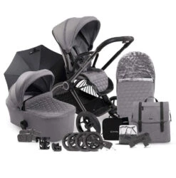 ICandy Core Complete Travel System And Accessory Bundle - Light Grey