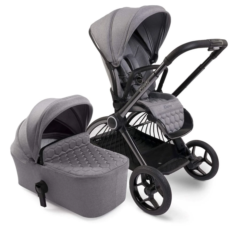 ICandy Core Pushchair And Carrycot - Light Grey 3 ICandy Core Pushchair And Carrycot - Light Grey