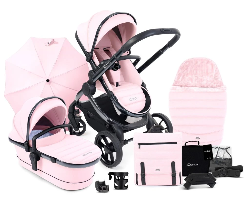 ICandy Peach 7 Complete Travel System And Accessory Bundle - Blush 3 ICandy Peach 7 Complete Travel System And Accessory Bundle - Blush
