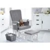 Deluxe Reclining Glider Chair & Stool