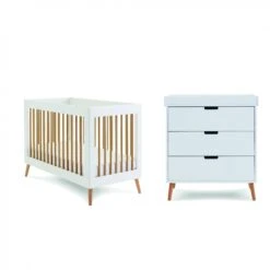 Maya Mini 2 Piece Room Set - White/Natural