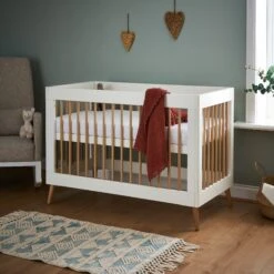 Maya Mini 2 Piece Room Set - White/Natural -Baby Products Series obaby maya mini 2 piece room set white natural p17758 114558 zoom
