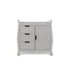 Stamford Sleigh Closed Changing Unit - Warm Grey