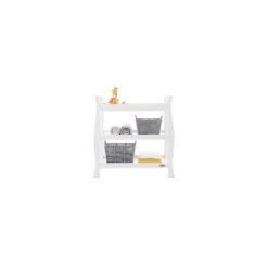Stamford Sleigh Open Changing Unit - White -Baby Products Series obaby stamford sleigh open changing unit white p14160 88823 image