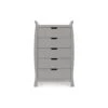 Stamford Sleigh Tall Chest Of Drawers - Warm Grey