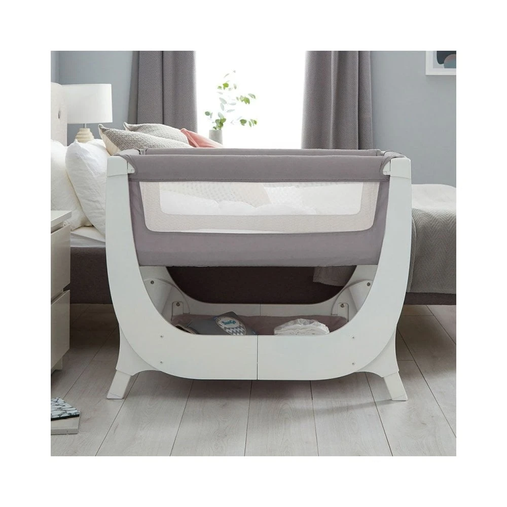 Shnuggle® Air Bedside Crib - Dove Grey 3 Shnuggle® Air Bedside Crib - Dove Grey