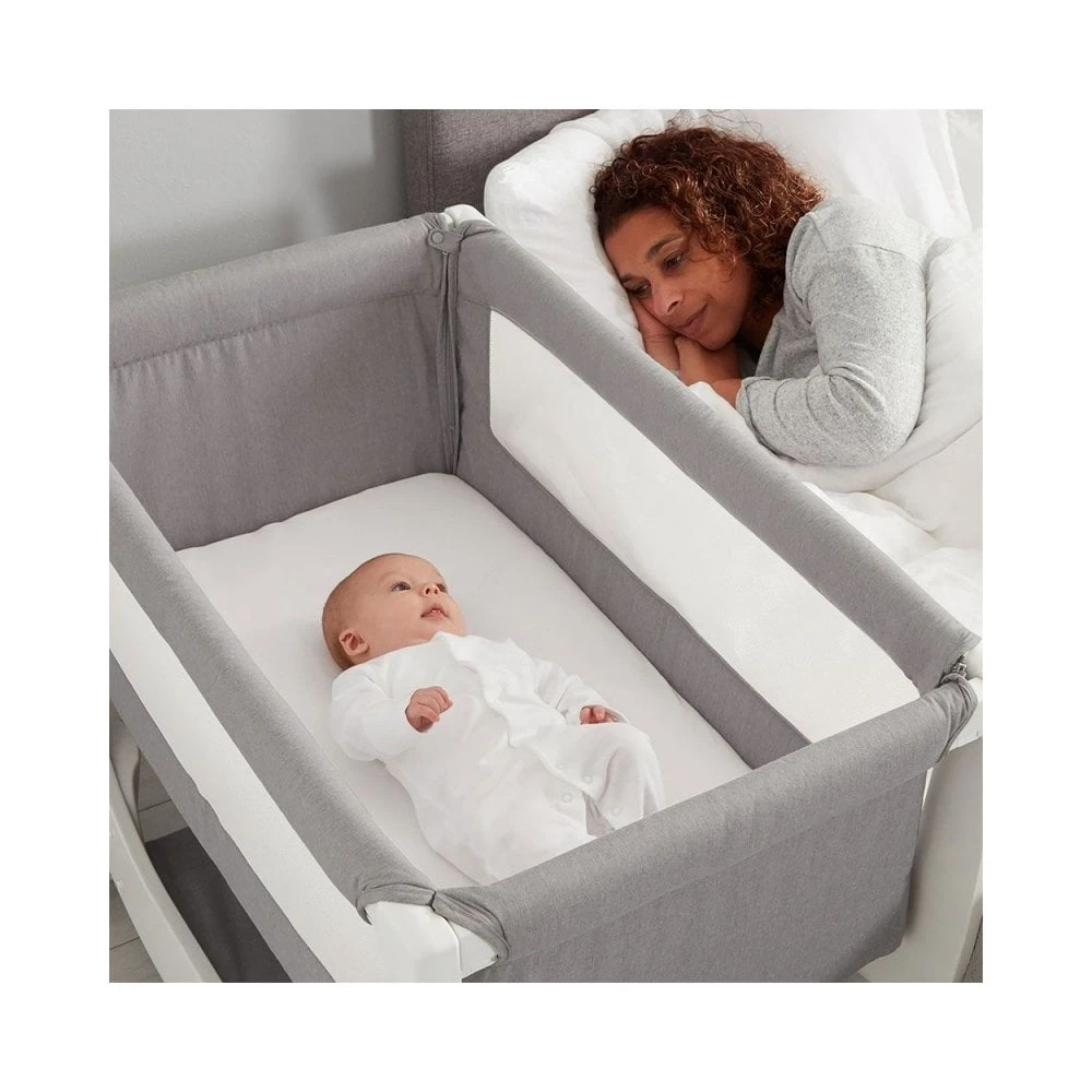 Shnuggle® Air Bedside Crib - Dove Grey 5 Shnuggle® Air Bedside Crib - Dove Grey - Image 3